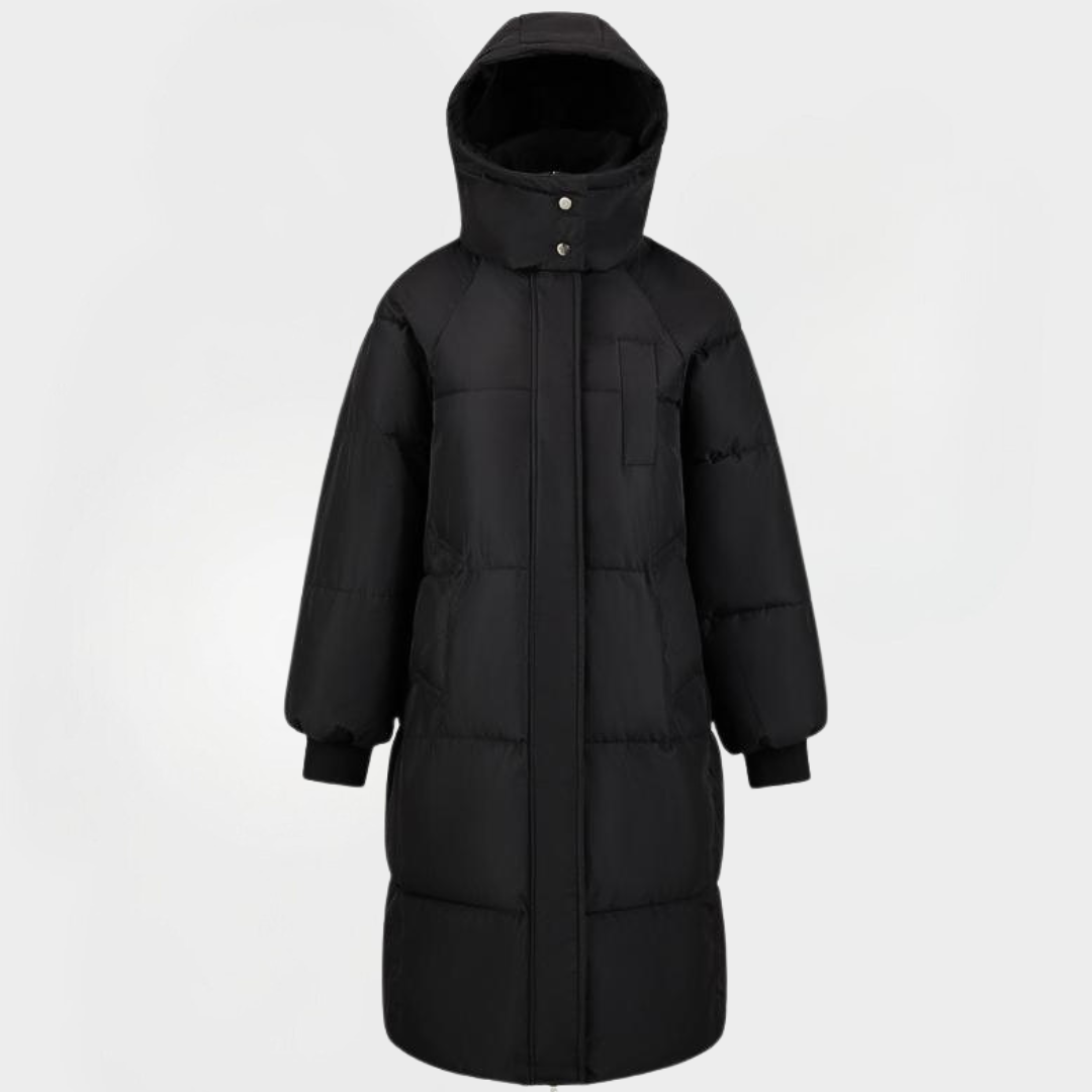 Vivienne | Long Hooded Puffer Winter Coat