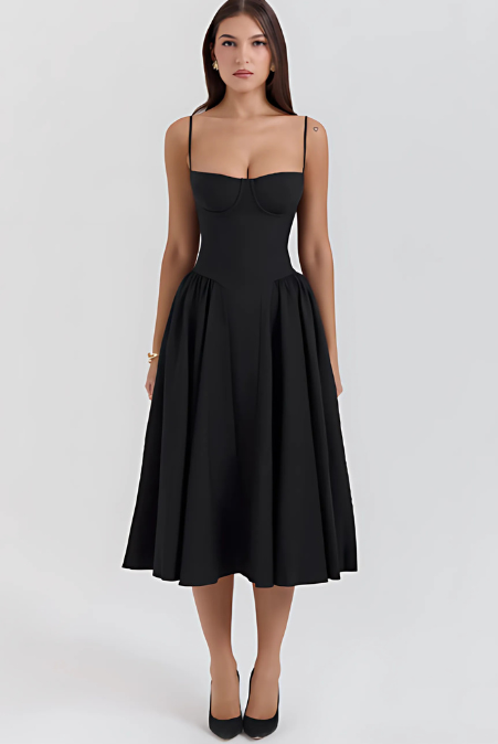 Dilly | Corset Midi Dress