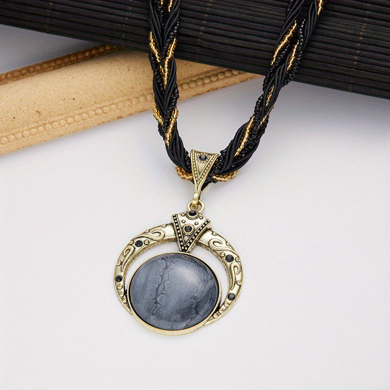 Erica | Bohemian Layered Pendant Necklace