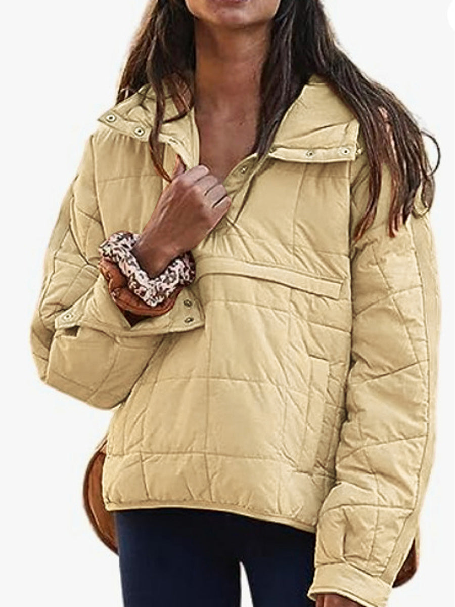 Camille | Oversized Hooded Pullover Jacket