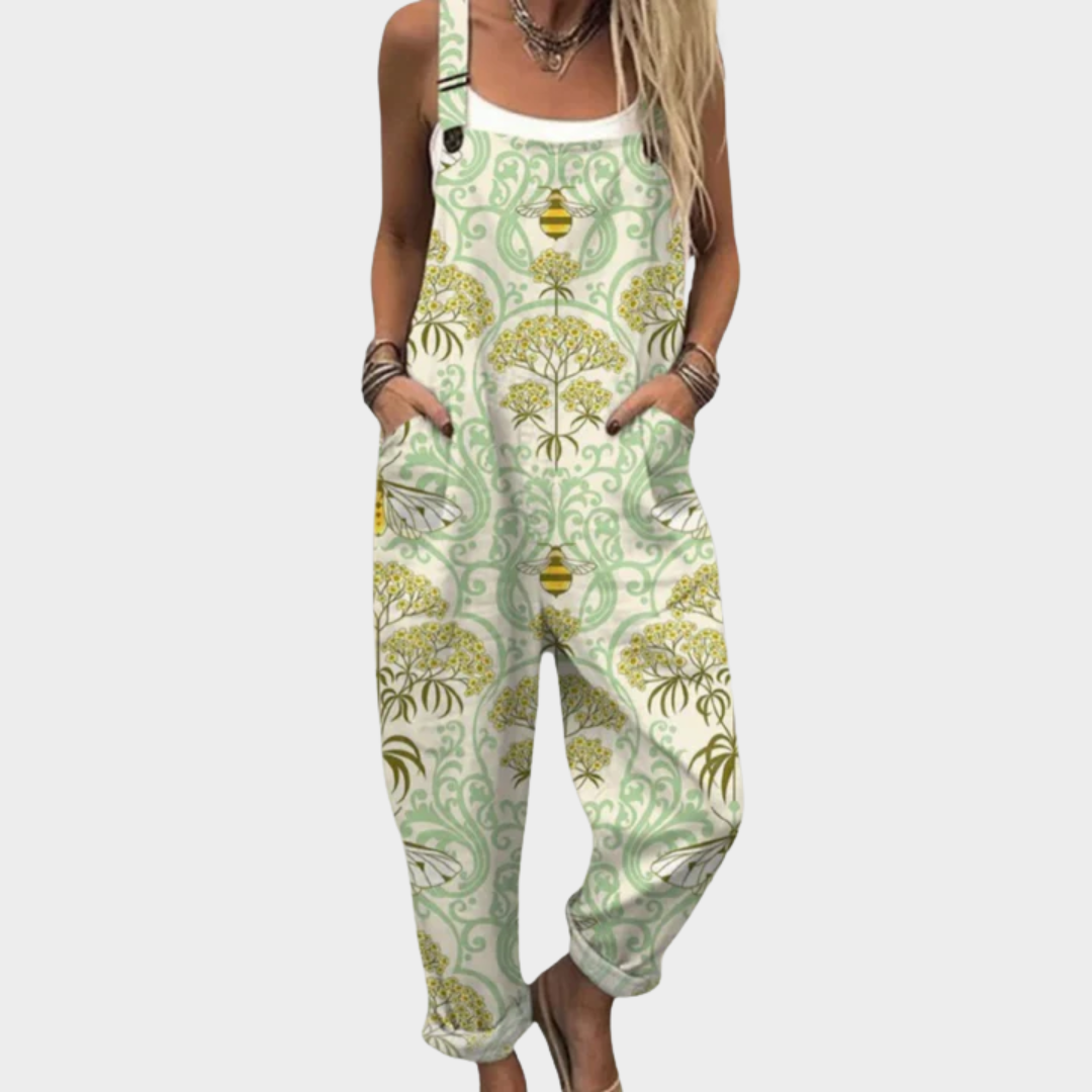 Neta | Printed Wide-Leg Jumpsuit