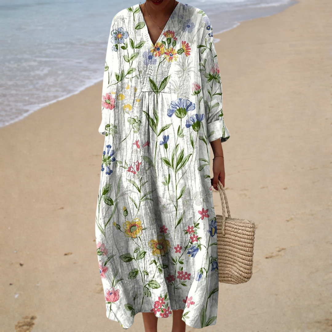 Nola | Long Floral Maxi Dress