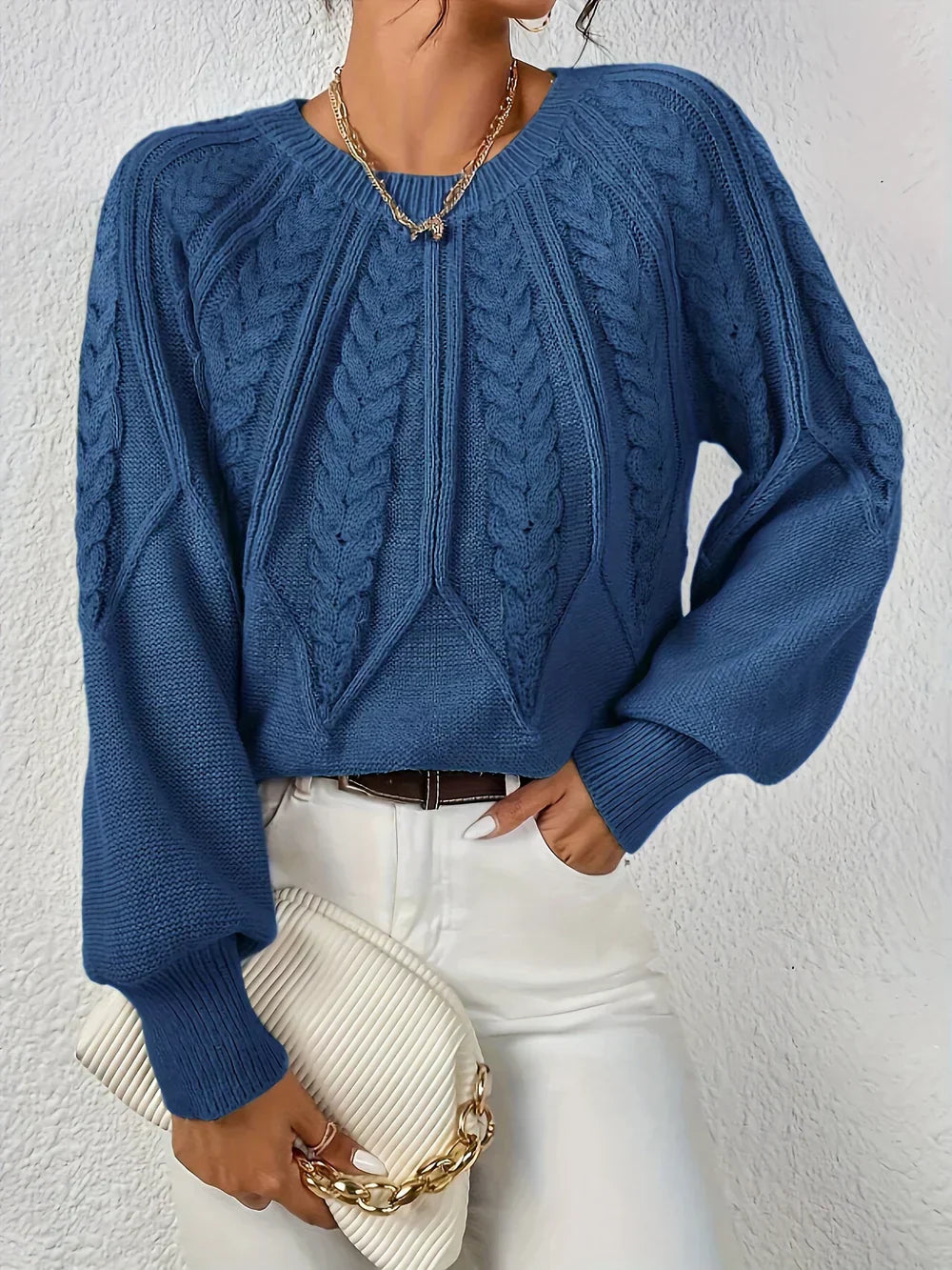 Camille | Classic Cotton-Blend Comfort Sweater