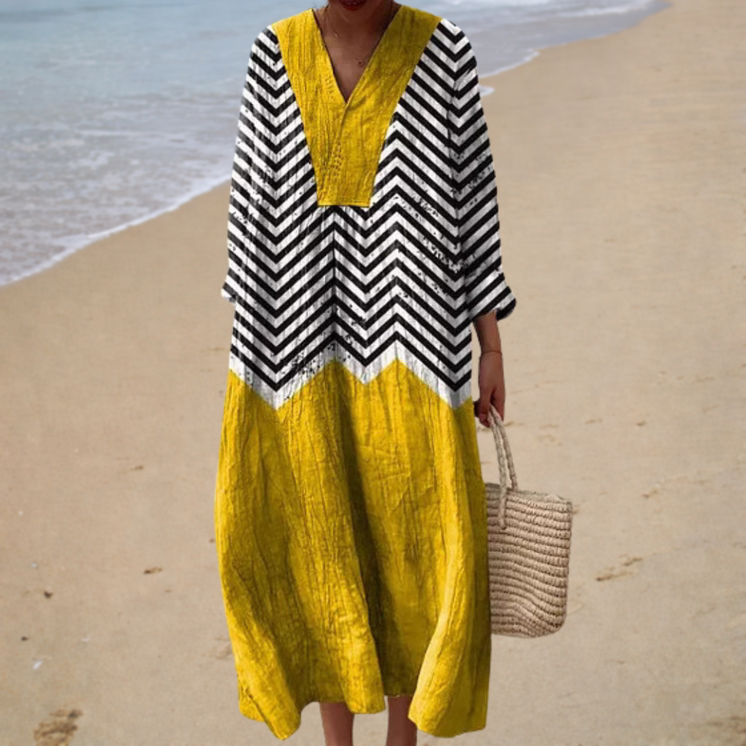 Ilse | Midi Graphic Dress