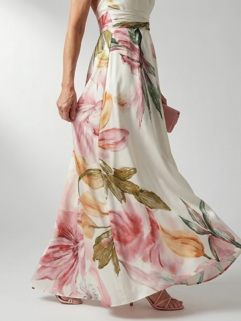 Wynter | Light Floral Maxi Dress