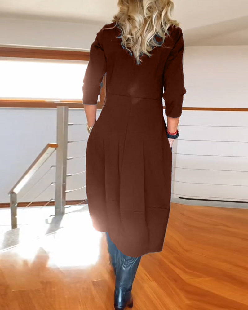 Elara | Luxe Maxi Dress Long Sleeves
