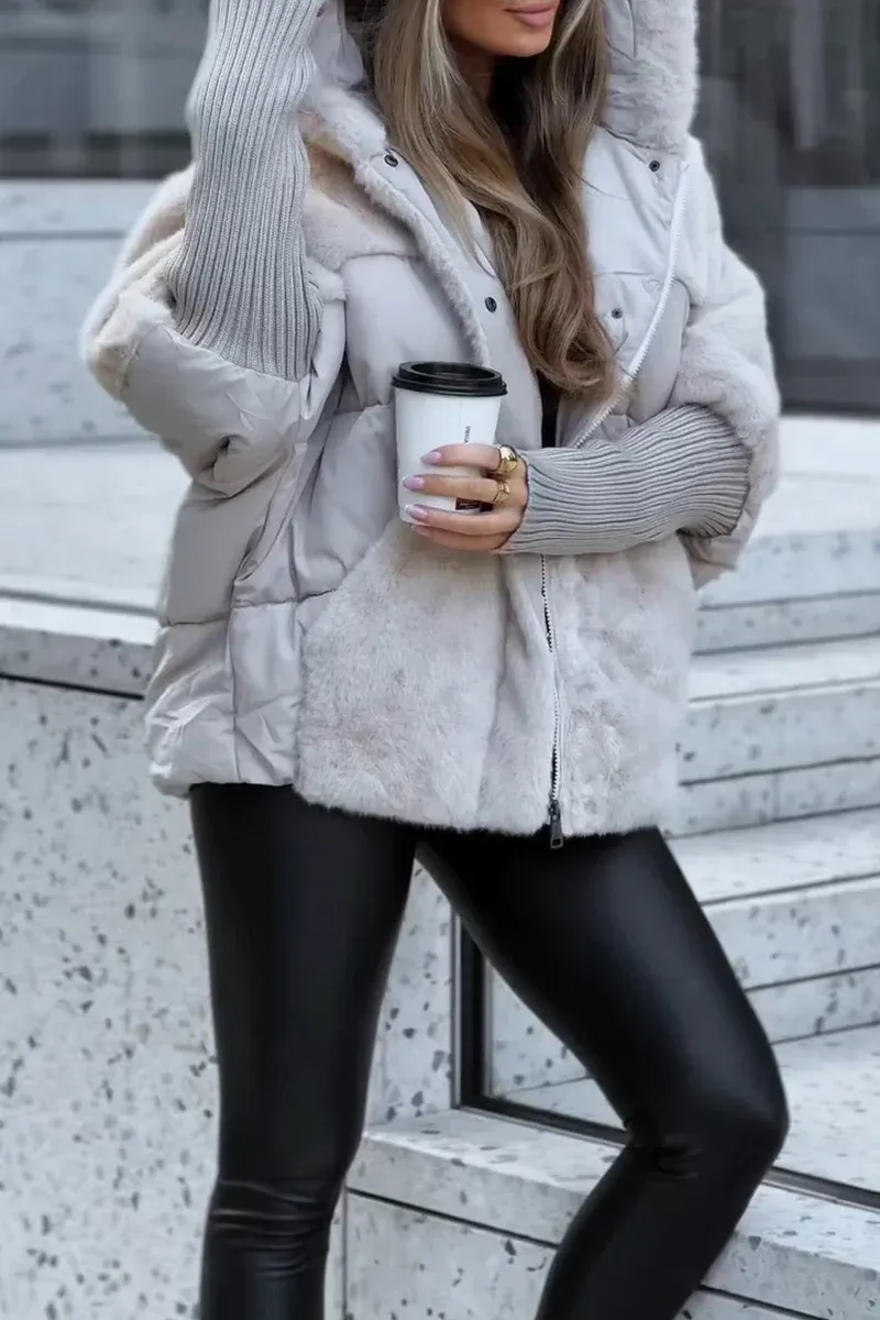 Vivienne | Plush Hooded Comfort Jacket