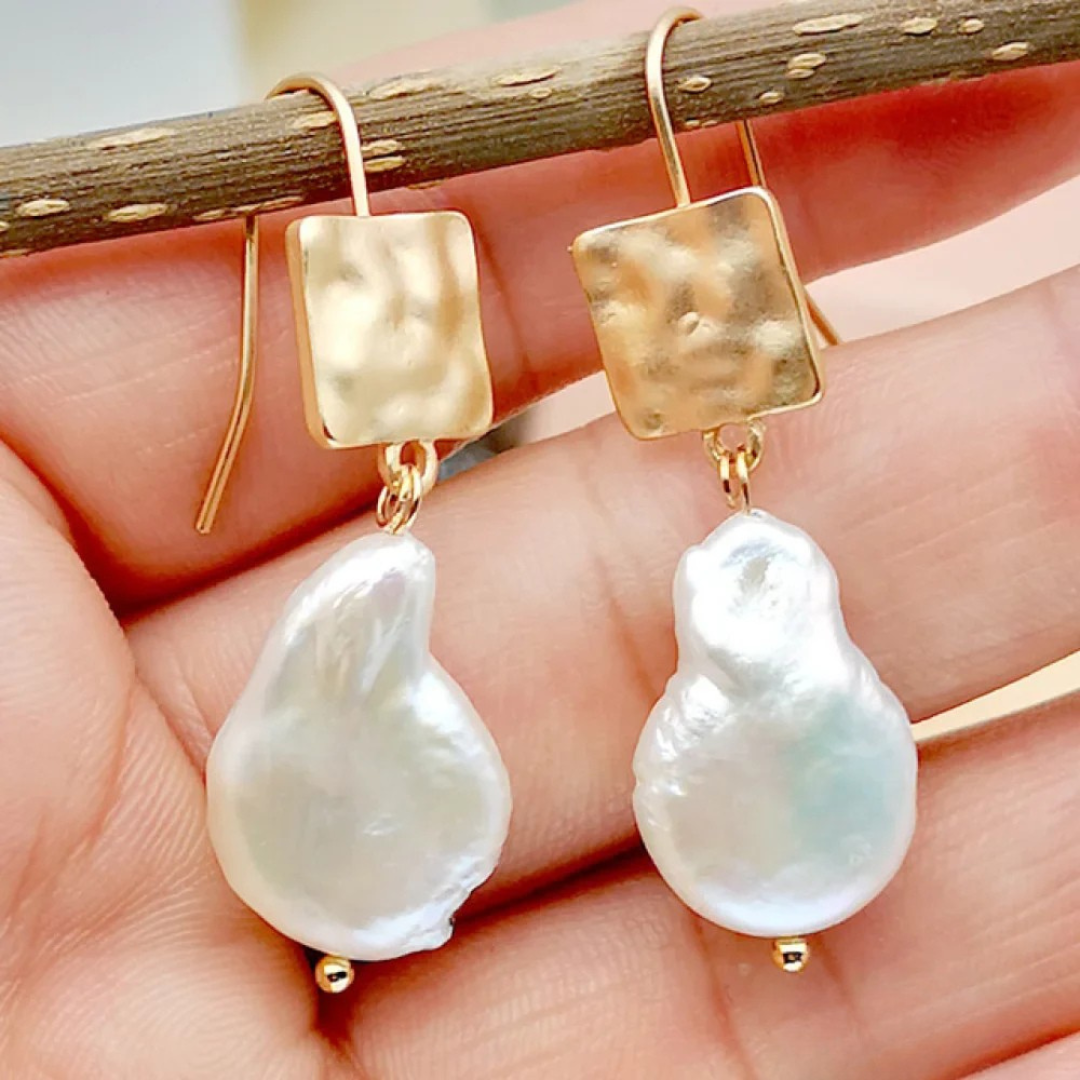 Beatrice | Freshwater Pearl Drop Earrings