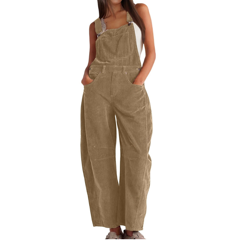 Liza | Wide Leg Overalls Jumpsuit