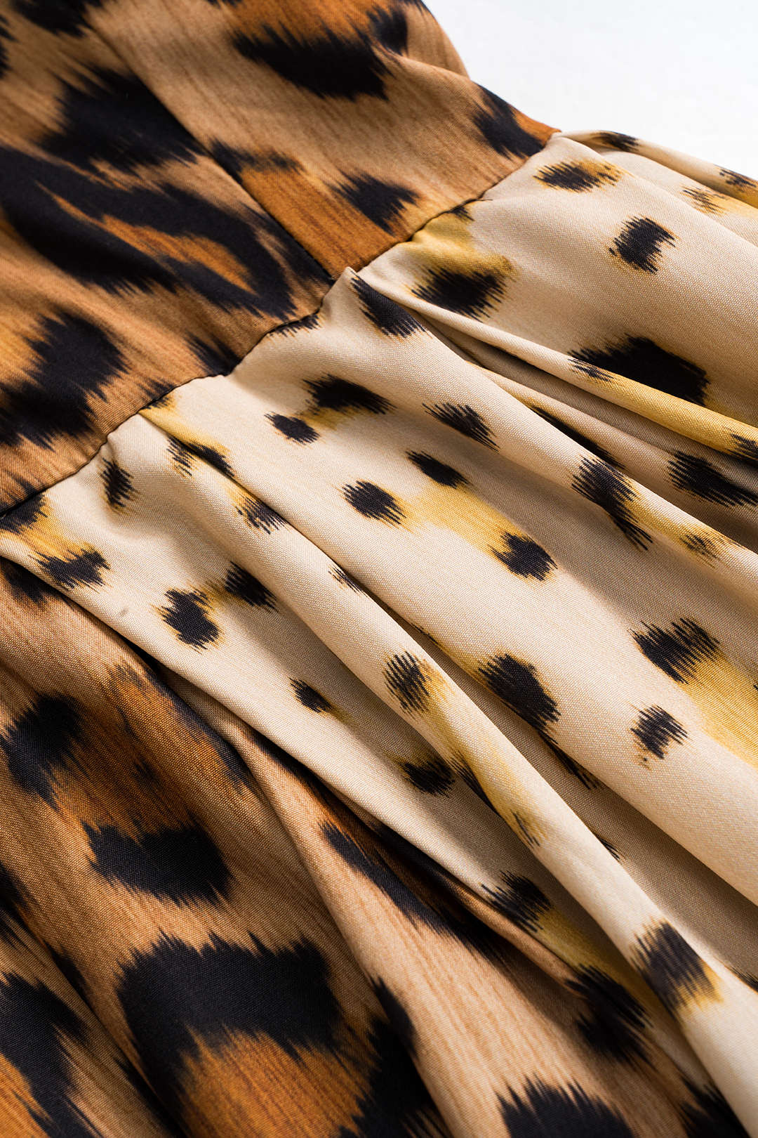 Valentina | Bold Leopard Print Midi Dress