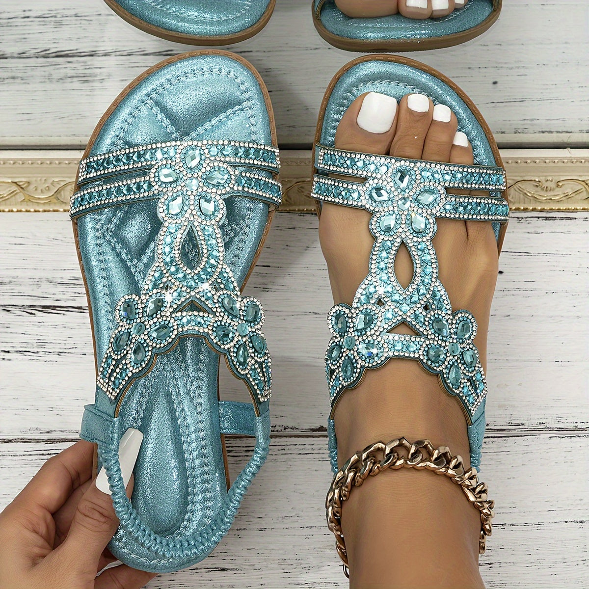 Jolene | Crystal Orthopedic Sandal