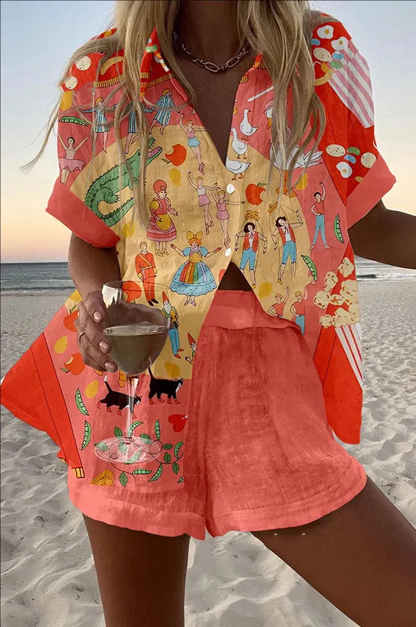 Presley | Cotton Linen Co-Ord Set