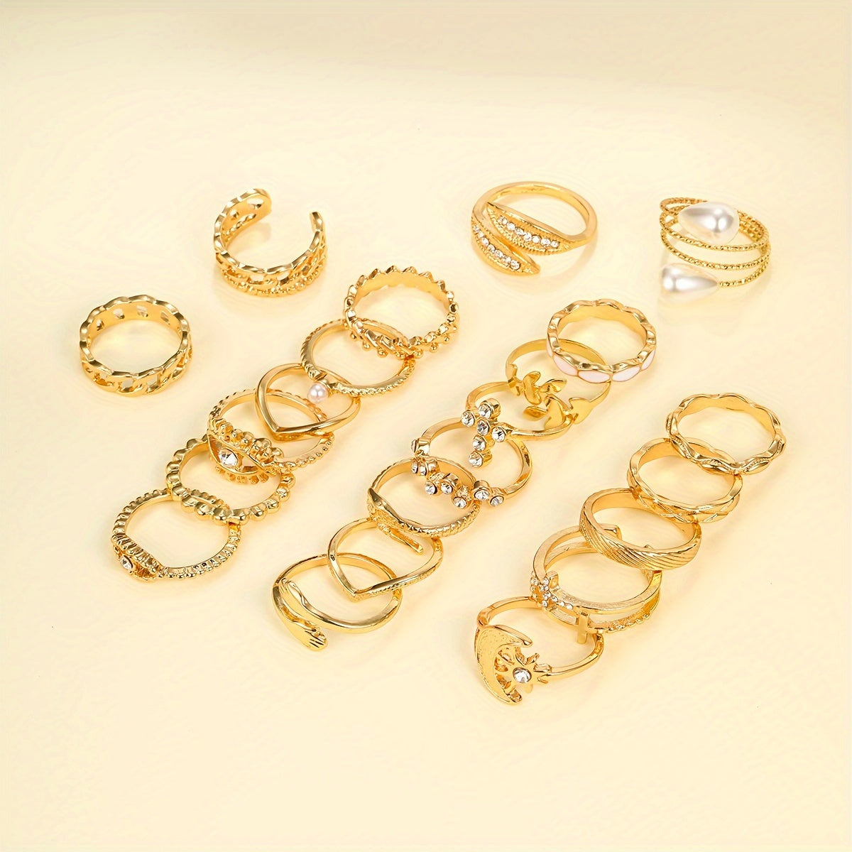 Xochitl | Vintage Stacked Ring Set
