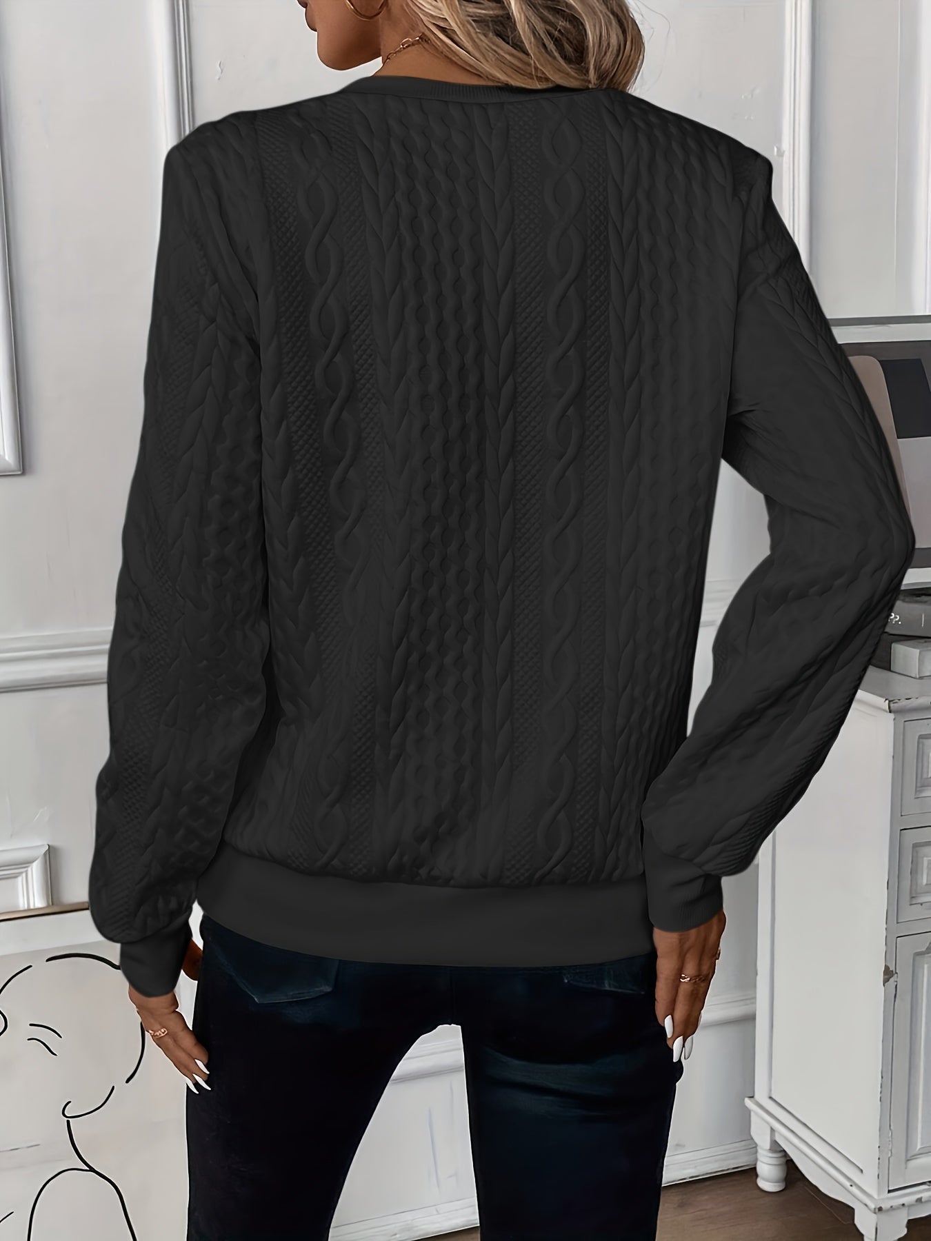 Céleste | Elegant Quarter-Zip Knit Sweater