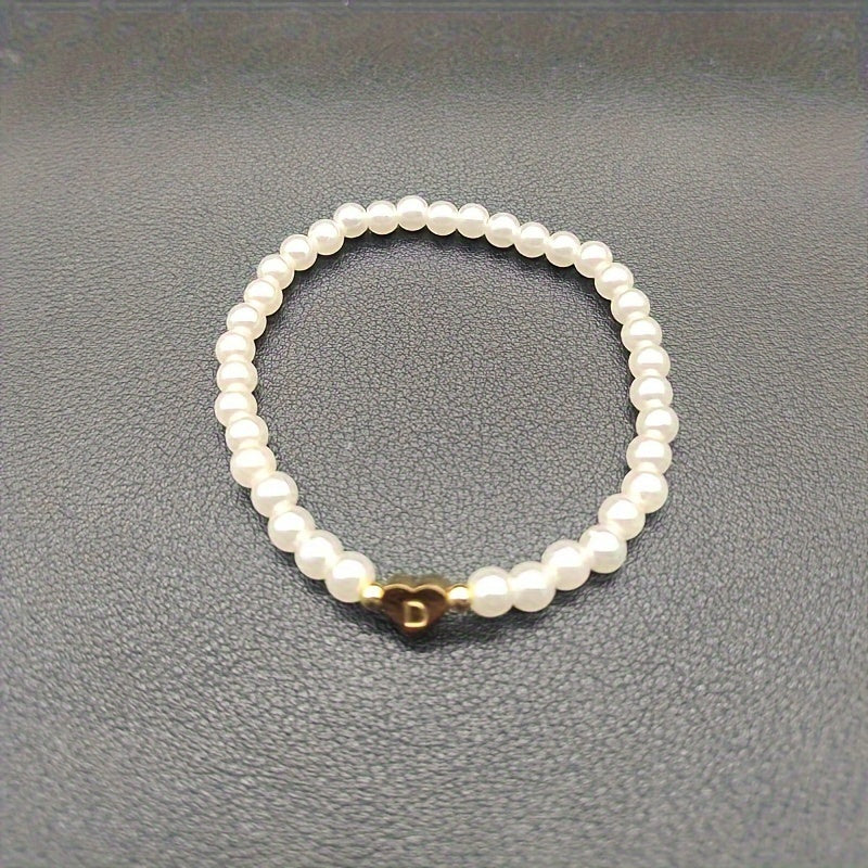 Jocelyn | Initial Heart Charm Bracelet
