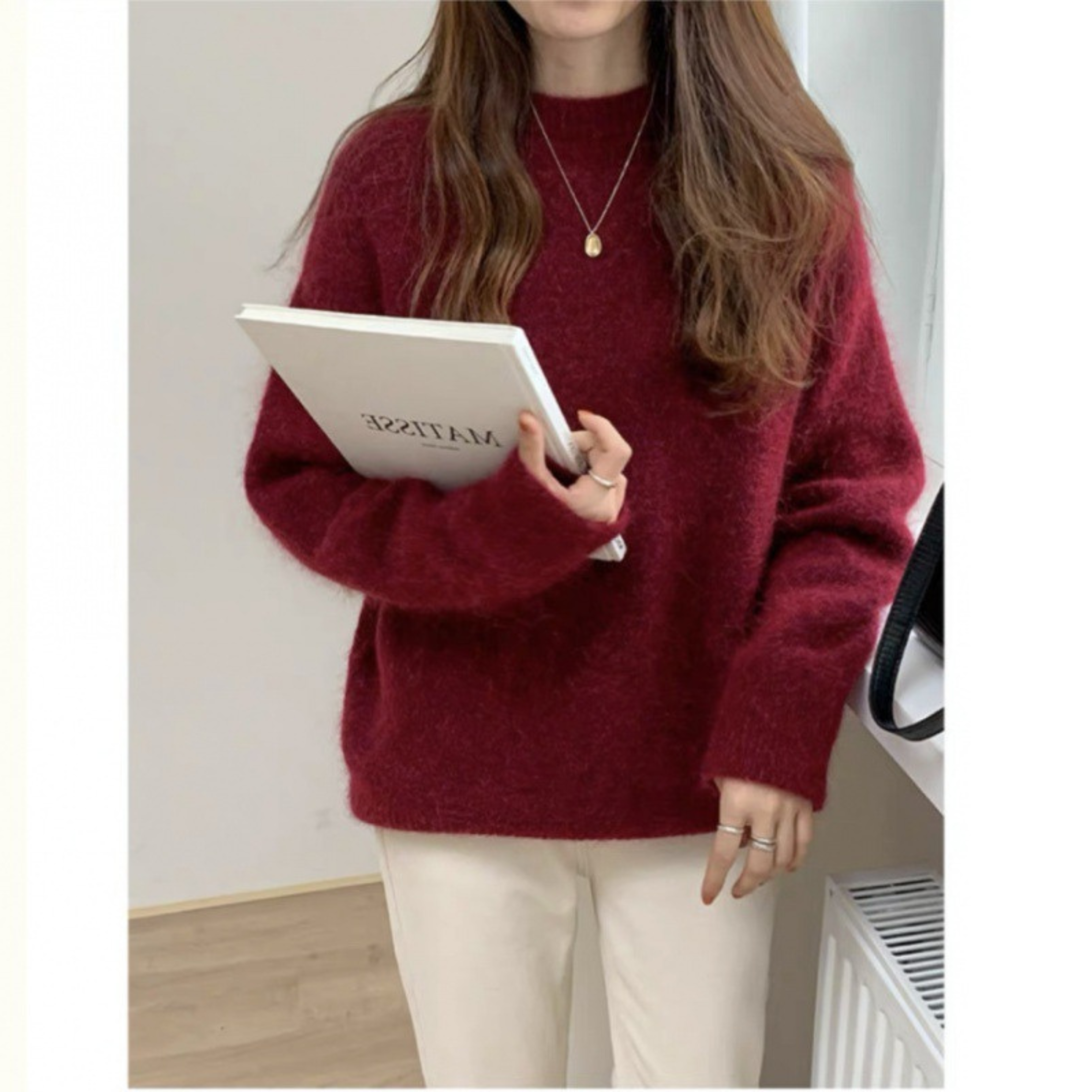 Camille | Cozy Long Sleeve Round Neck Sweater