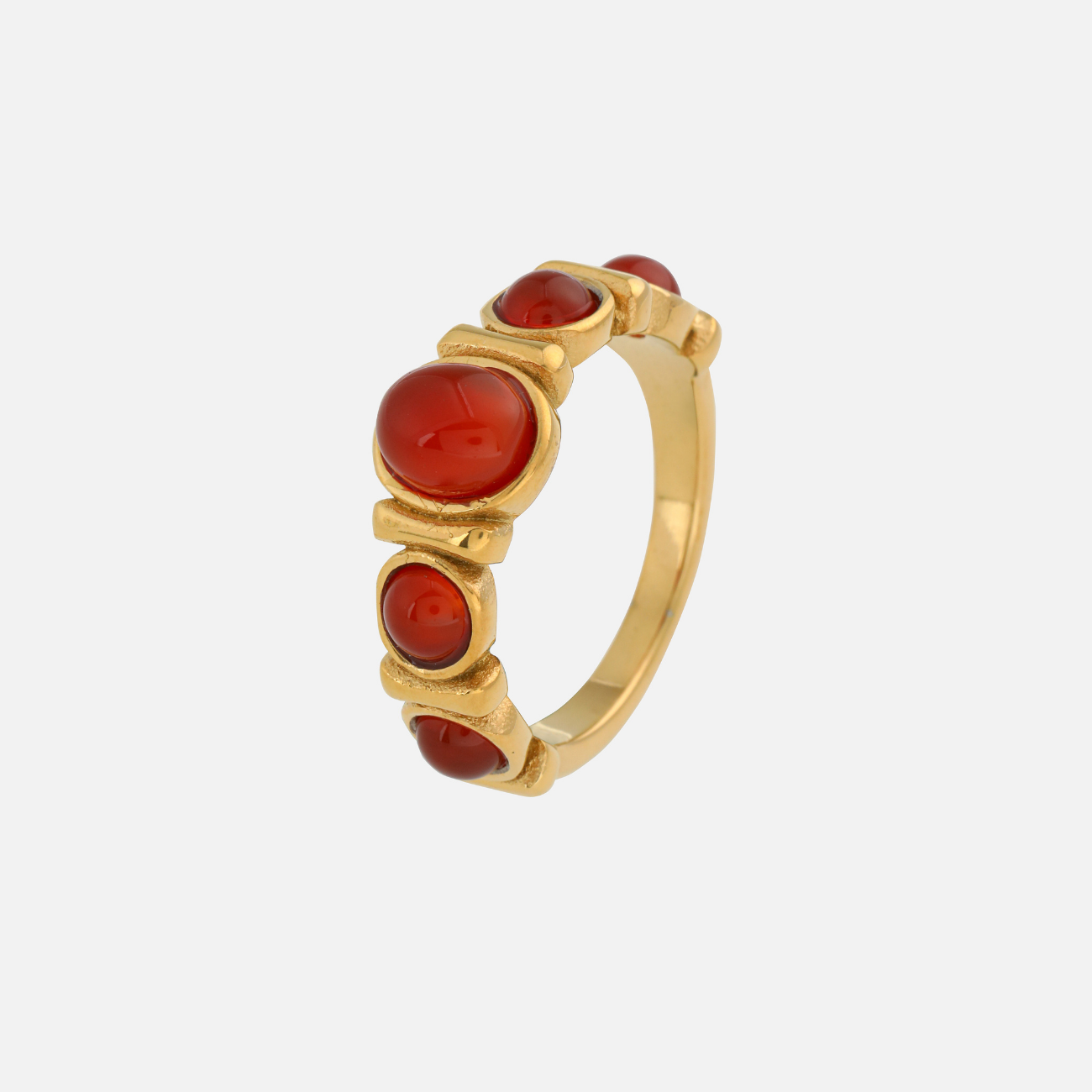 Theda | Gold-Toned Cabochon Ring