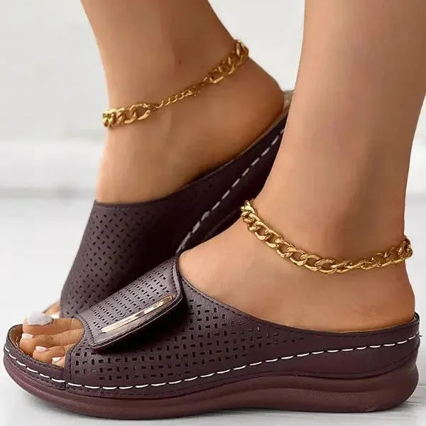 Wendy | Classic Urban Wedge Sandals