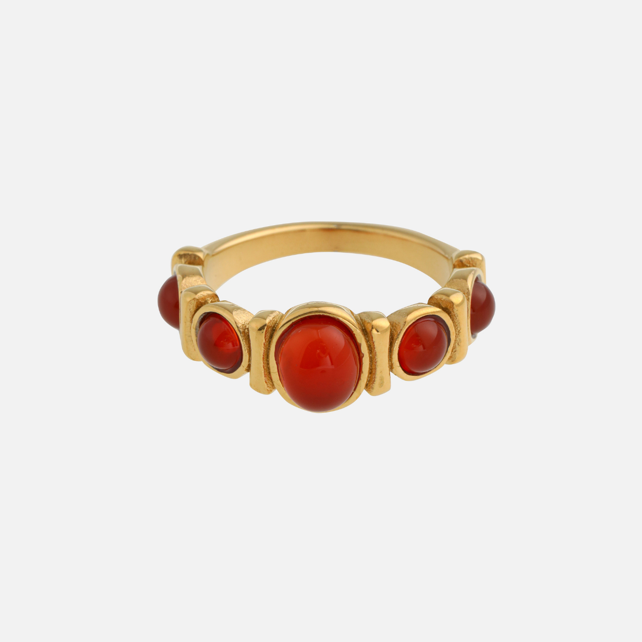 Theda | Gold-Toned Cabochon Ring