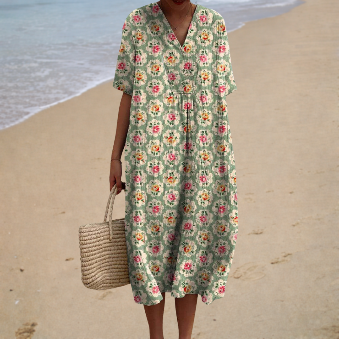 Annabelle | Retro Floral Sundress