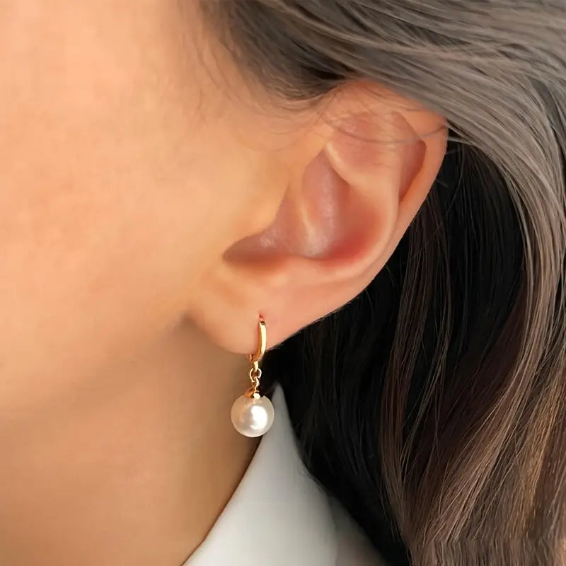 Keesha | Pearl Jewelry Set Gold-Tone