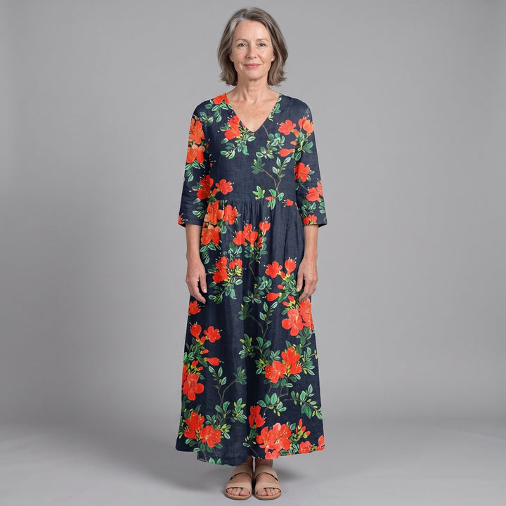 Kinley | Floral Summer Midi Dress