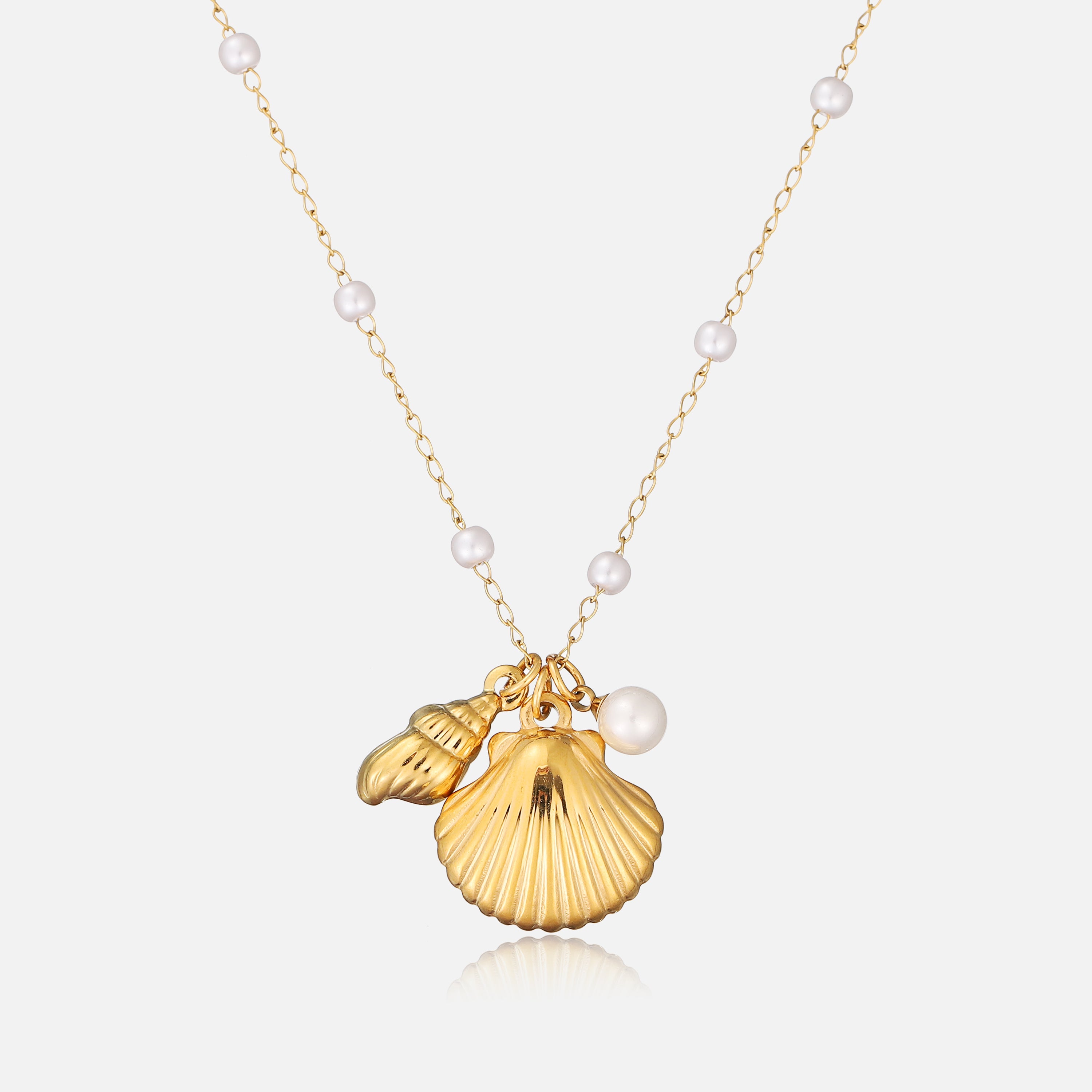 Edwina | Seashell Pendant Necklace