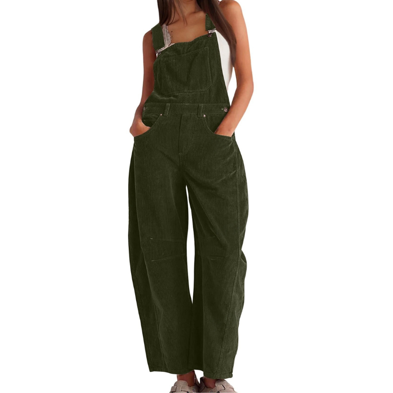 Tara | Wide Leg Overalls Jumpsuit