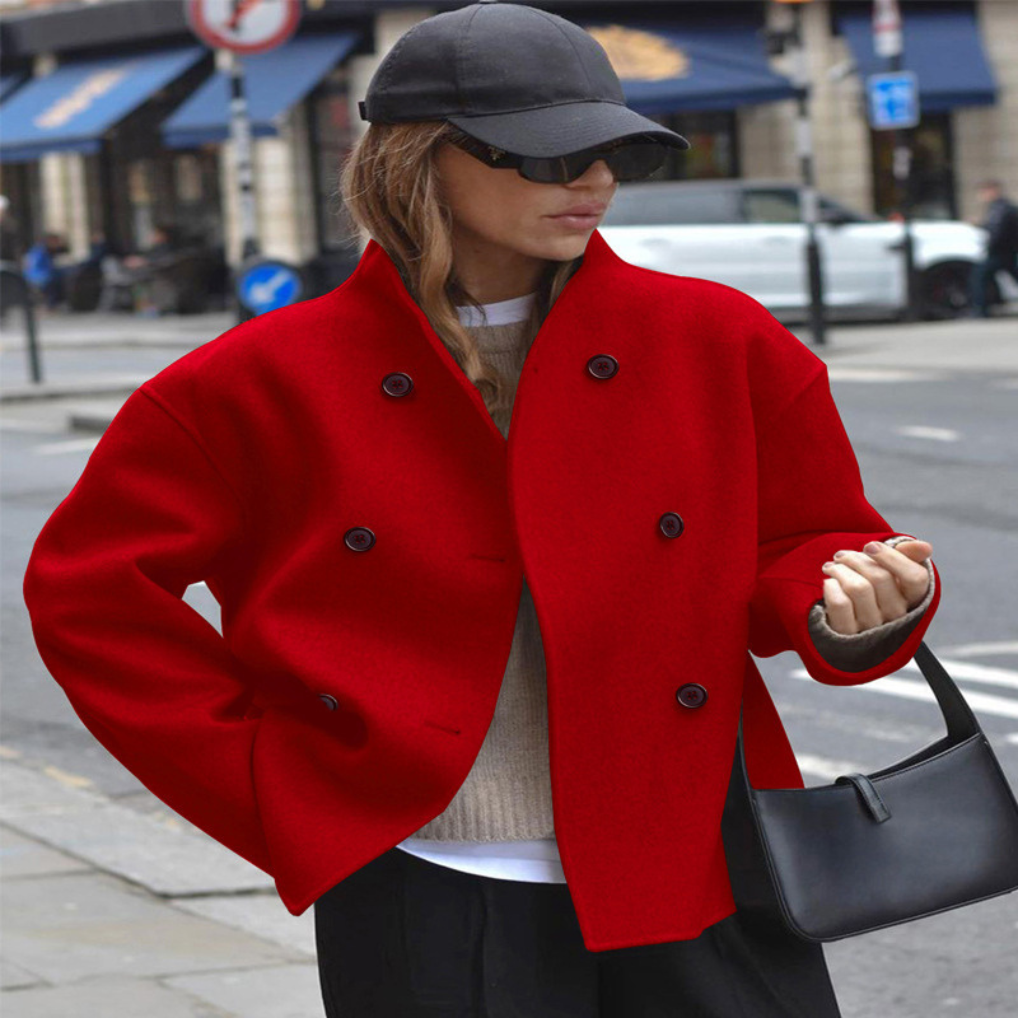 Séraphine | Cozy Stand Collar Long Coat