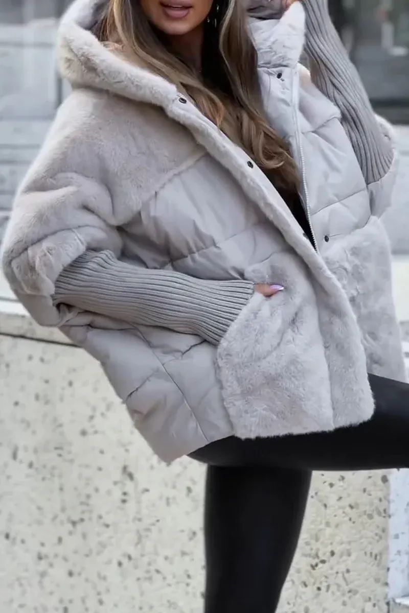 Vivienne | Plush Hooded Comfort Jacket