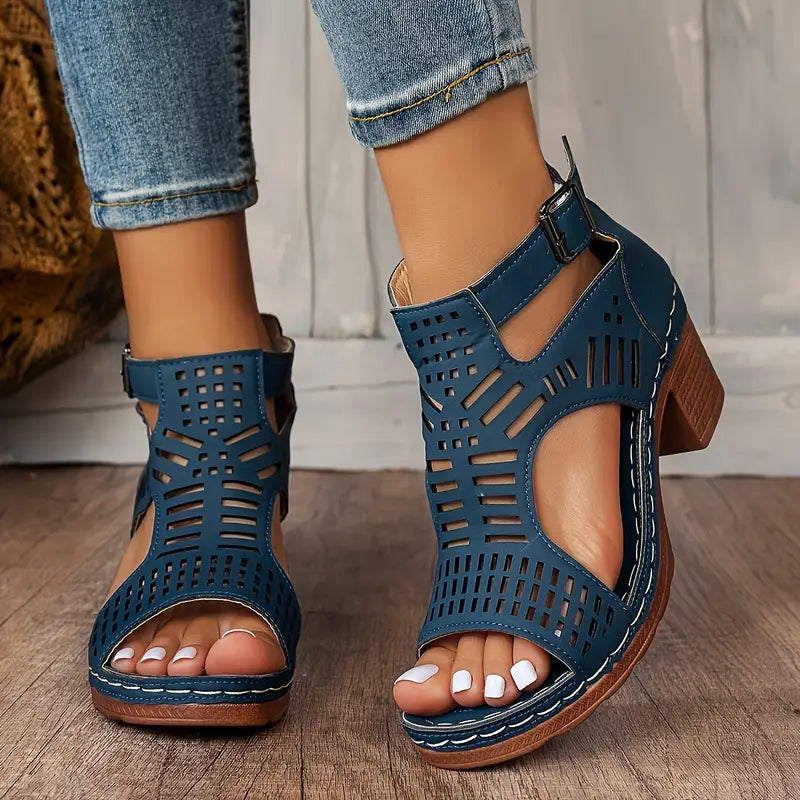 Diana | Ergonomic Block Heel Sandals