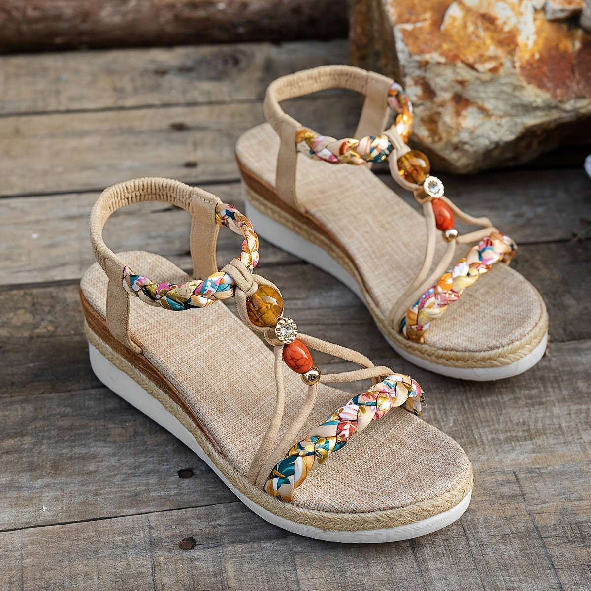 Quiana | Orthopedic Boho Woven Sandals