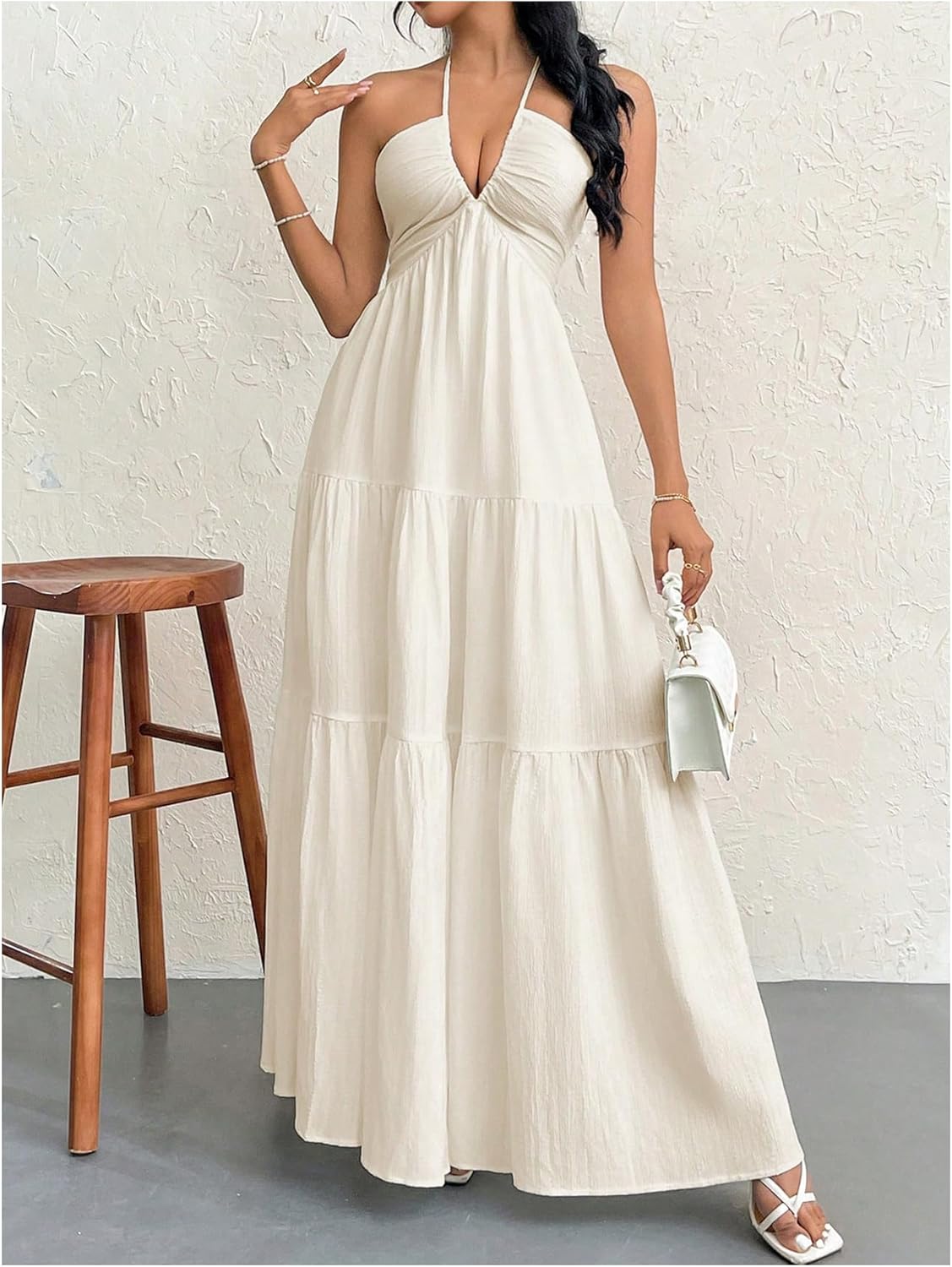 Darlene | Flowing Maxi Dress Flattering Fit