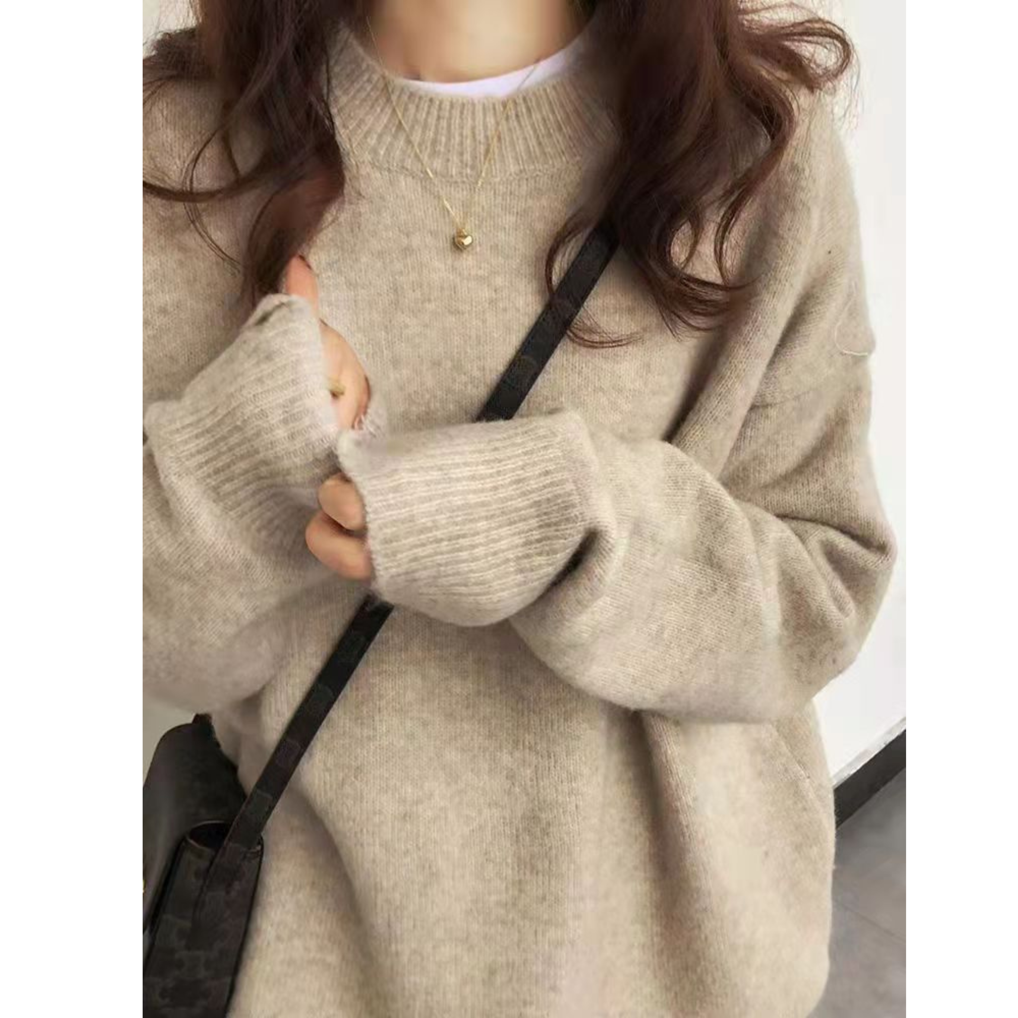 Camille | Cozy Long Sleeve Round Neck Sweater