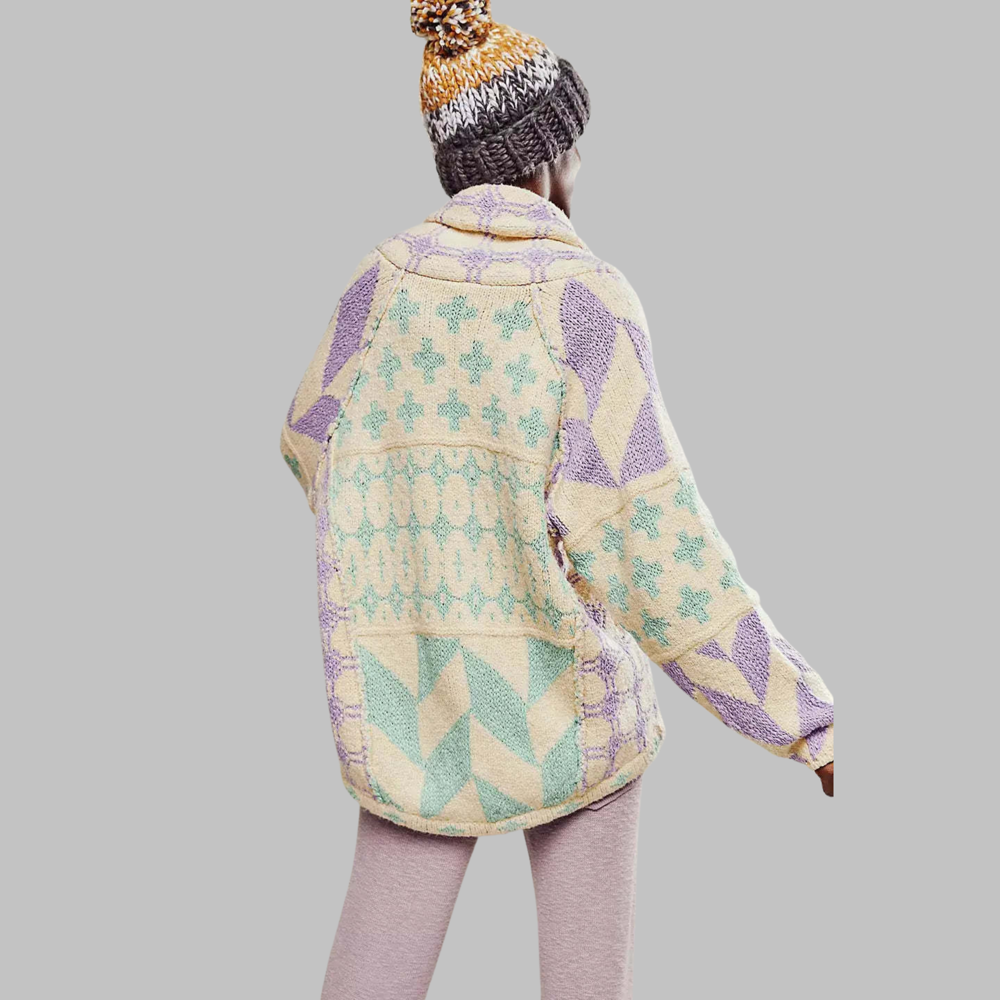 Céleste | Vintage Button-Down Oversized Cardigan
