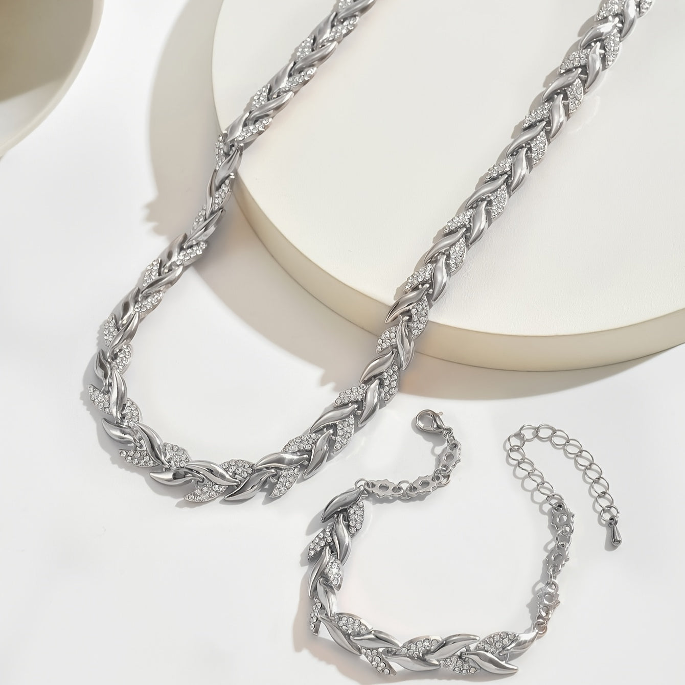 Vonda | Rhinestone Fish Tail Jewellery Set