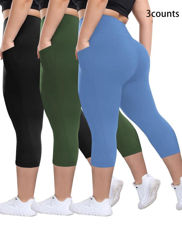 Camille | Breathable High-Waist Capri 3-Pack