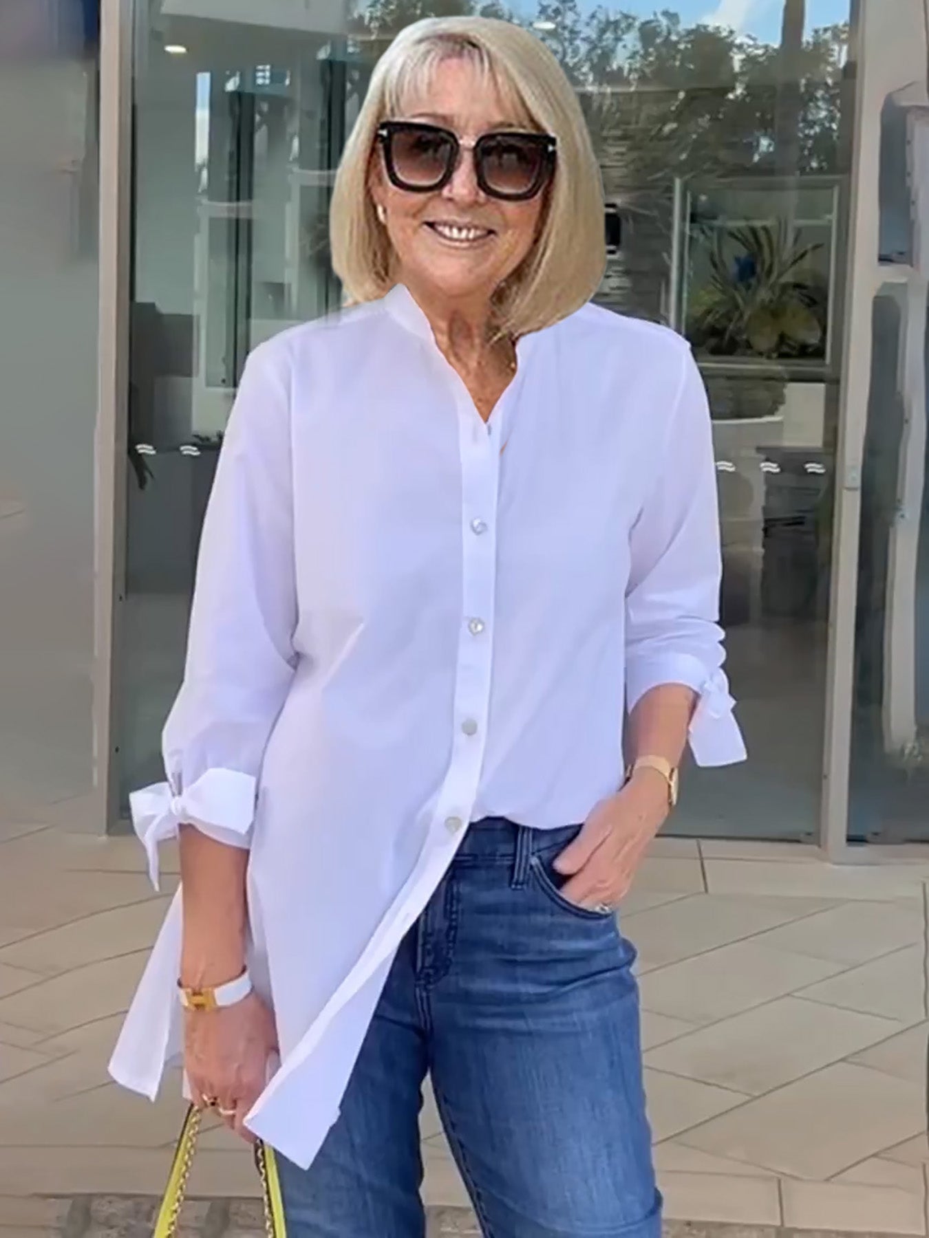 Célina | Classy Long Shirt Jacket