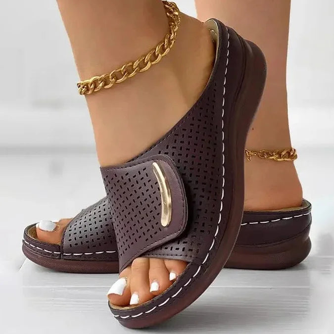 Wendy | Classic Urban Wedge Sandals