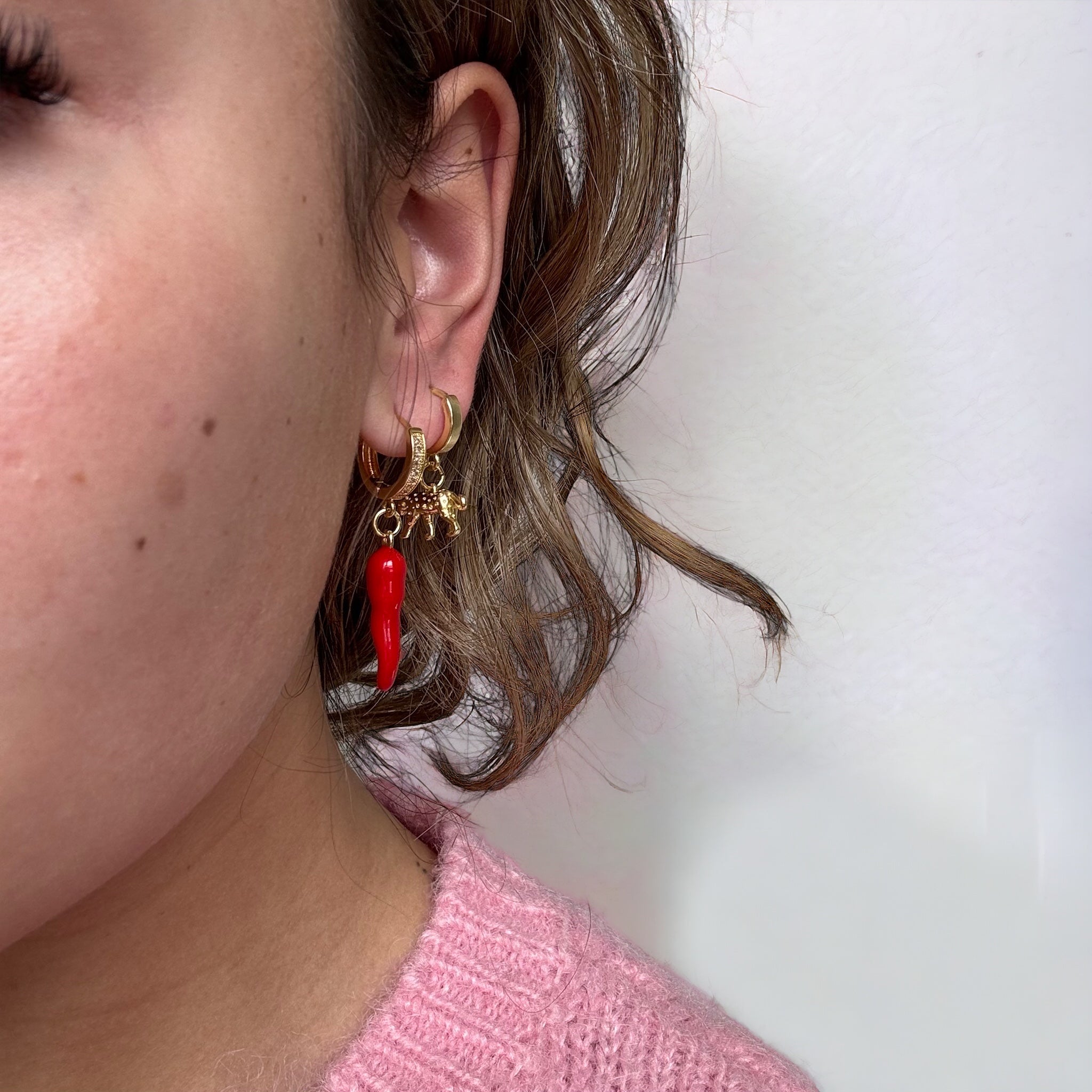 Ardith | Spicy Drop Chili Earrings