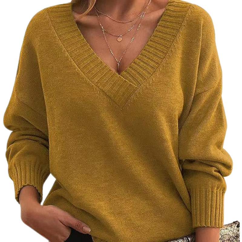 Céline | Lightweight V-Neck Everyday Sweater