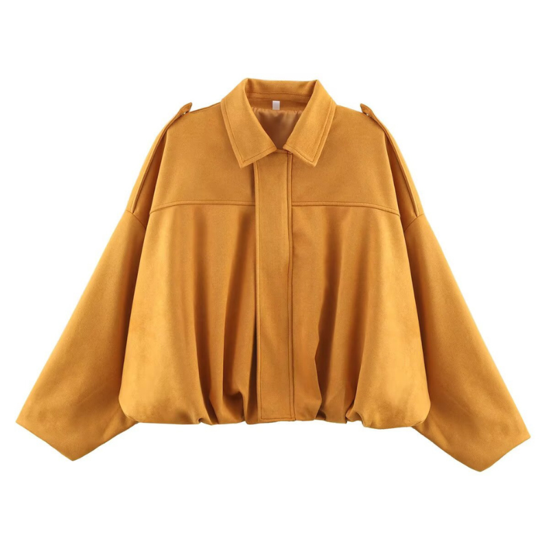 Aviara | Cropped Structured Aviator Jacket