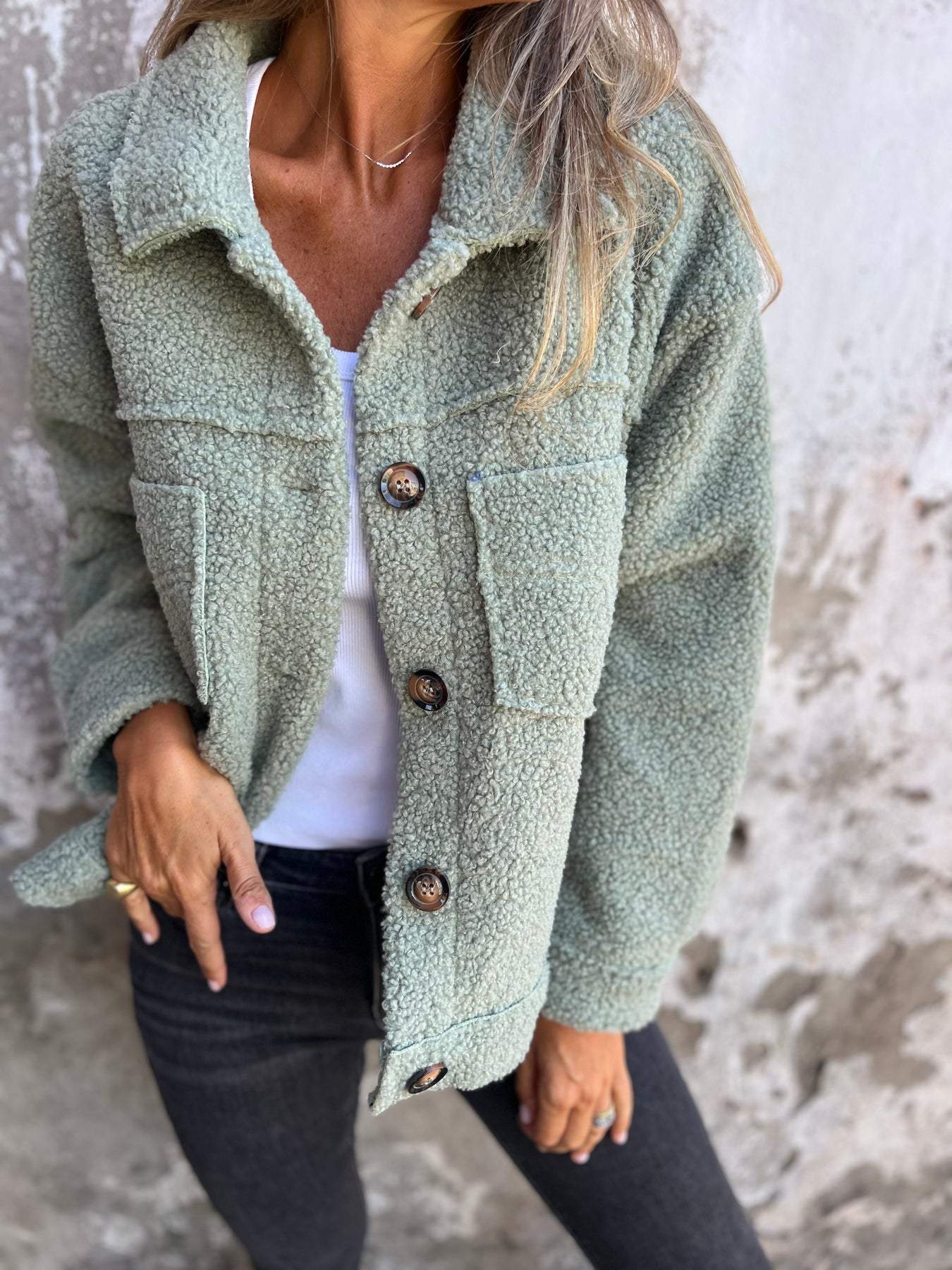 Céleste | Cozy Button-Up Winter Jacket