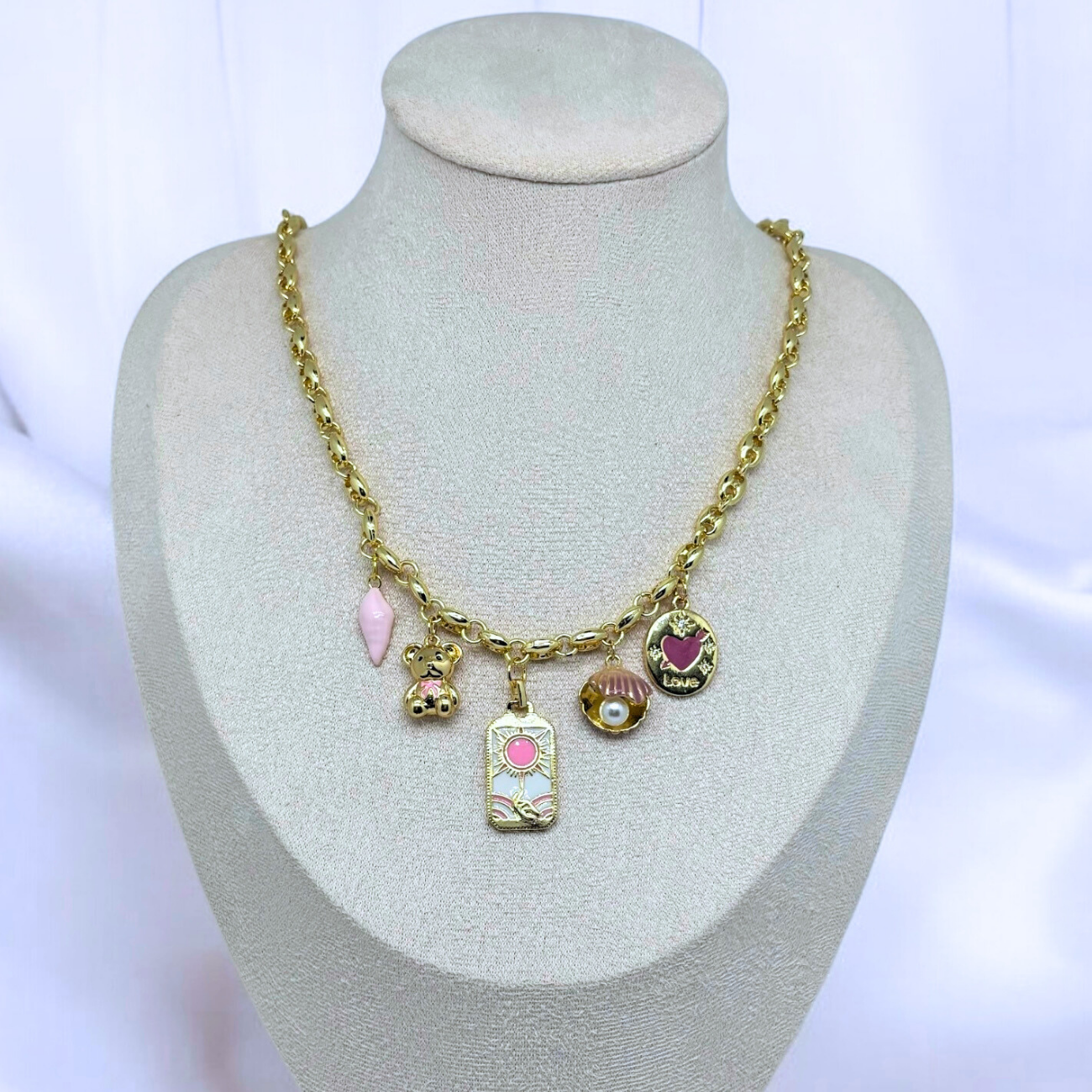 Marta | Sunset Whimsy Pendant Necklace