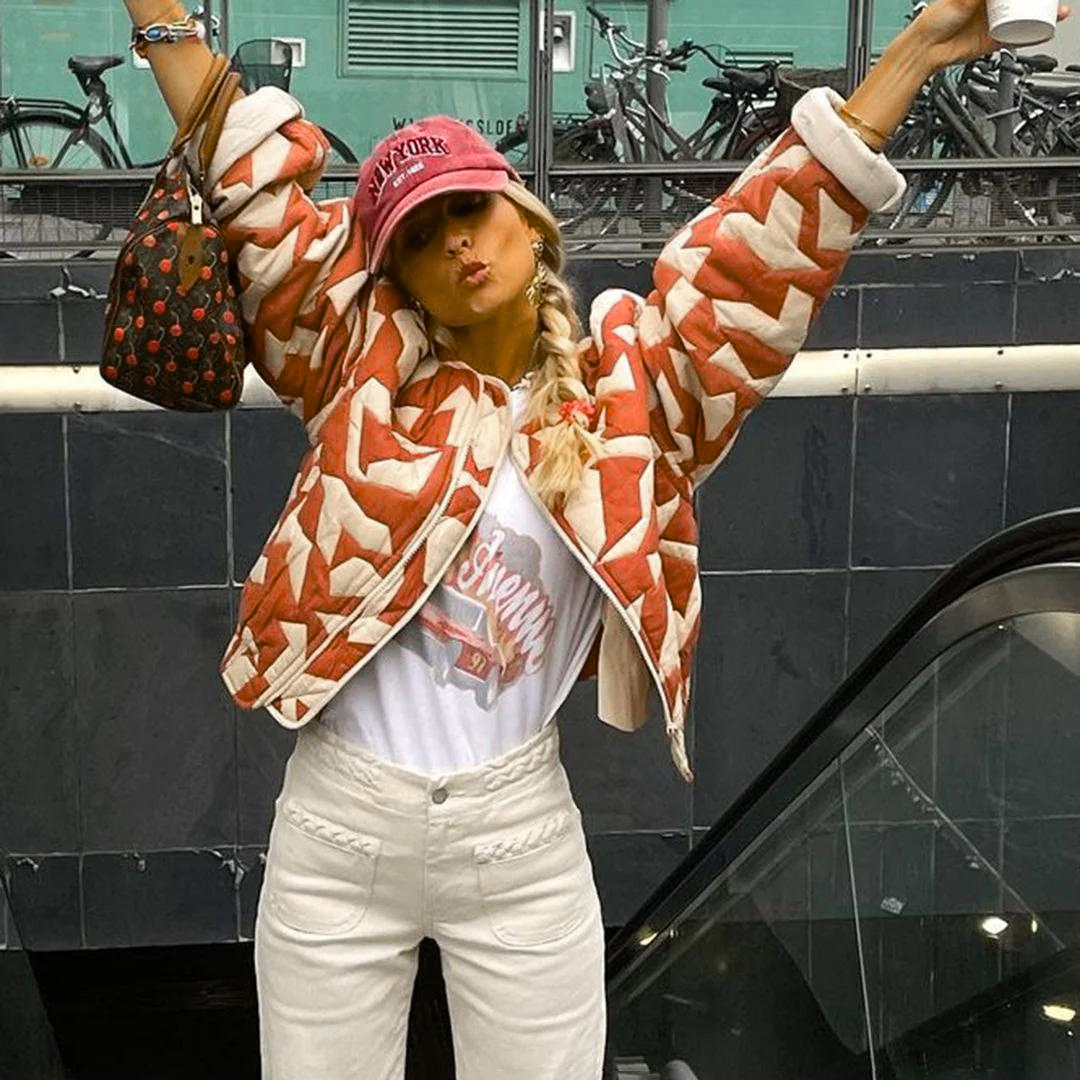 Vivienne | Bold Printed Statement Jacket