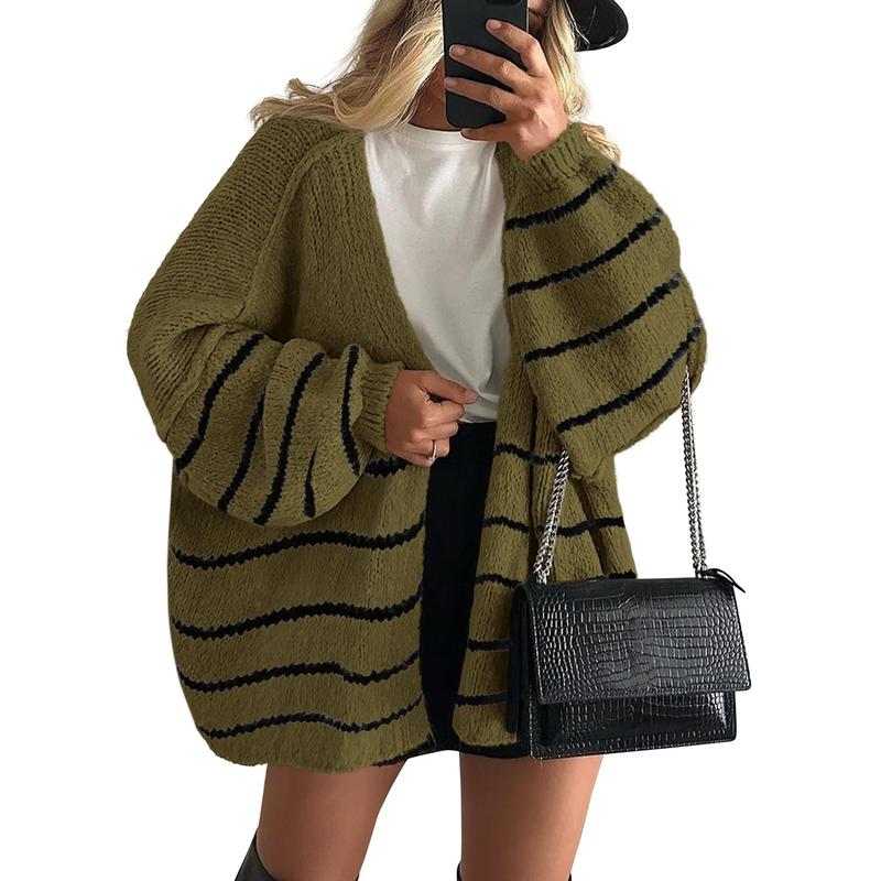 Veronika | Oversized Lantern Sleeve Knit Cardigan
