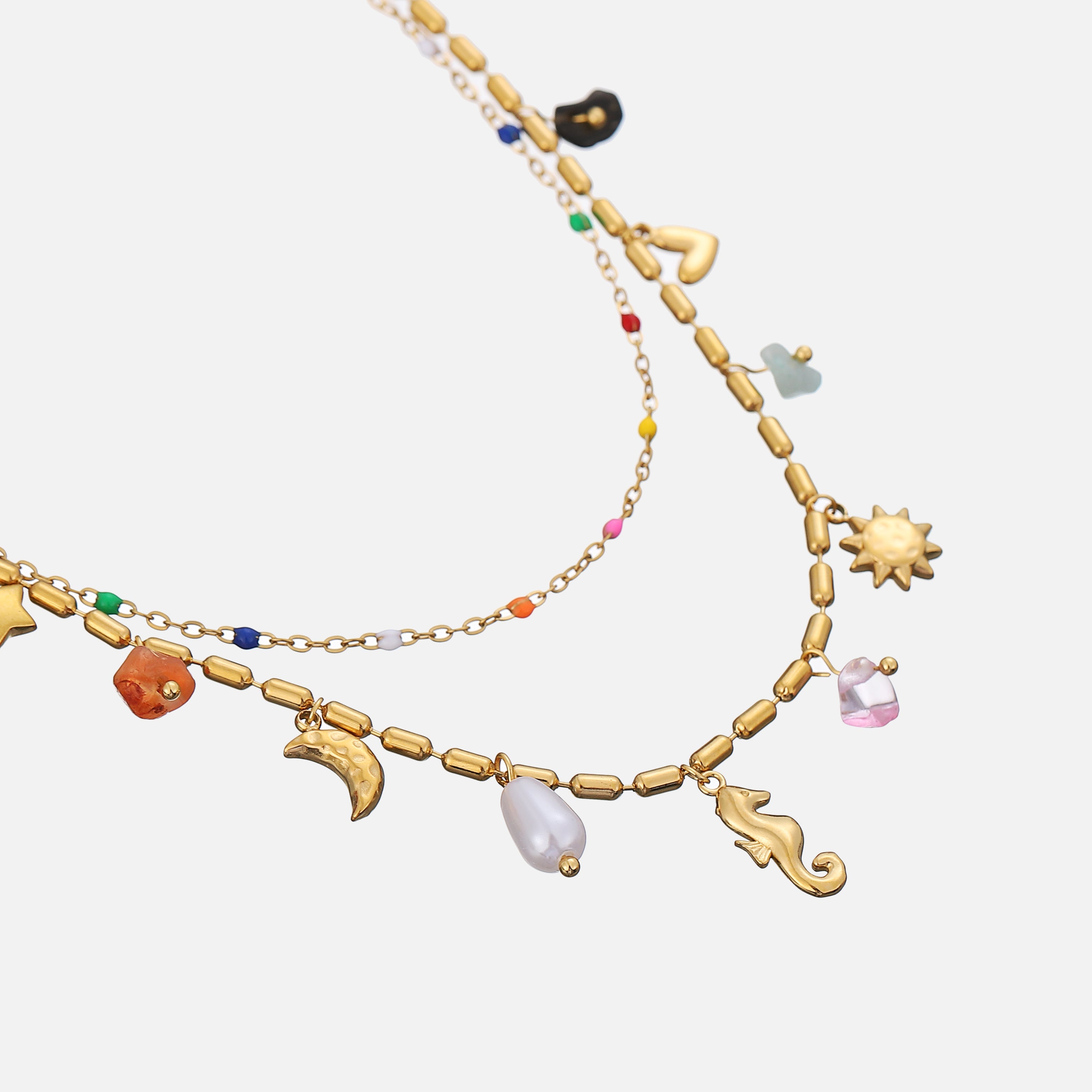 Via | Colorful Charm Necklace