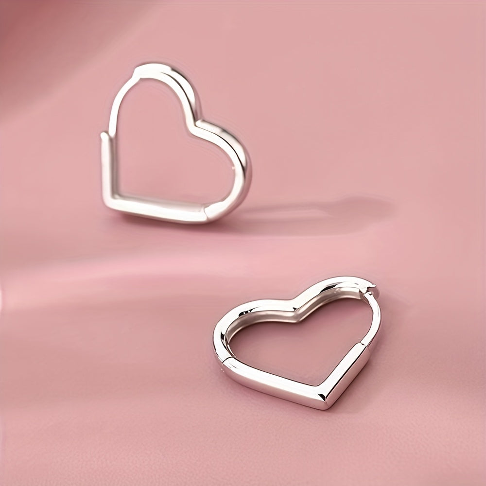 Tiffany | Golden Heart Stainless Steel Earrings