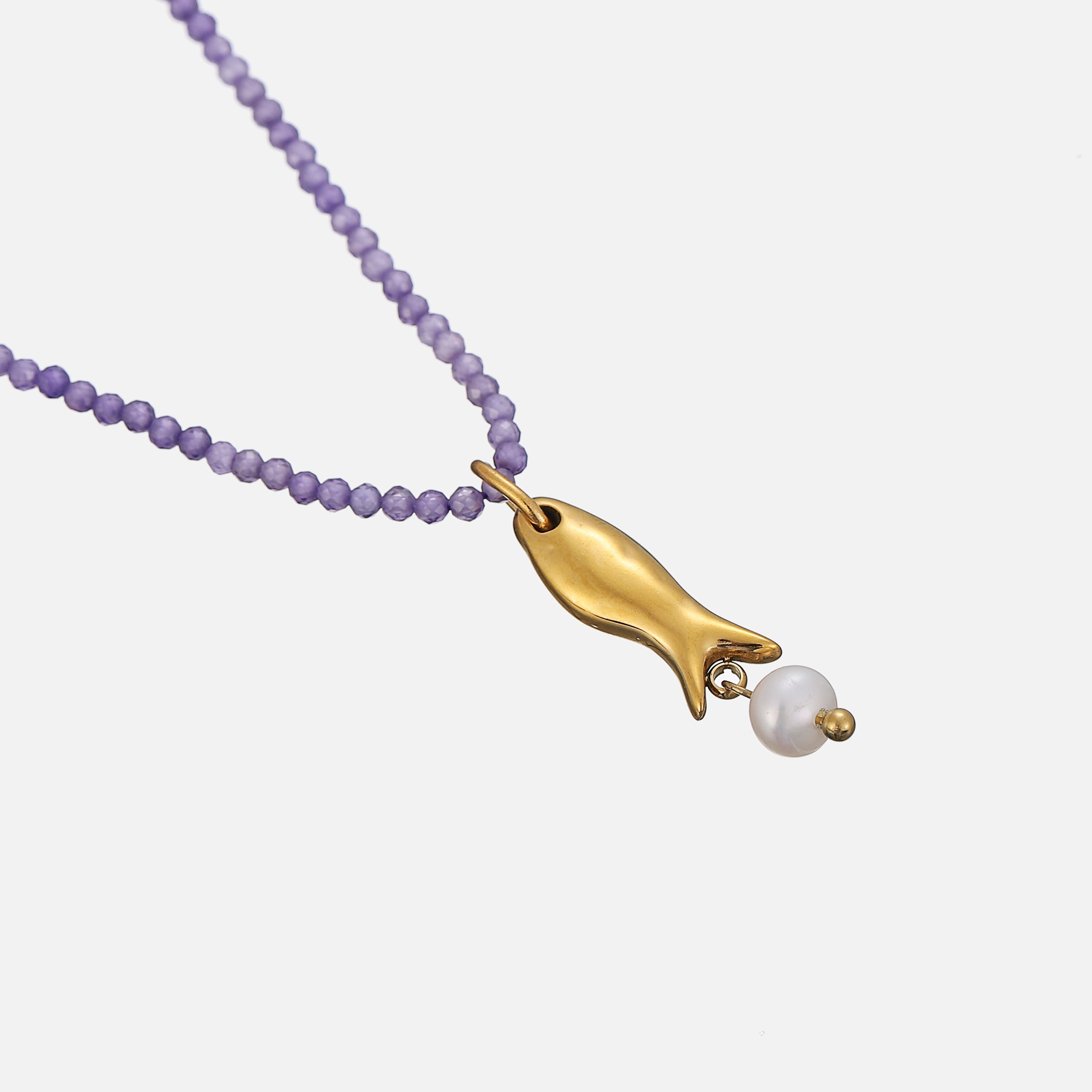 Cressida | Fishy Beaded Necklace