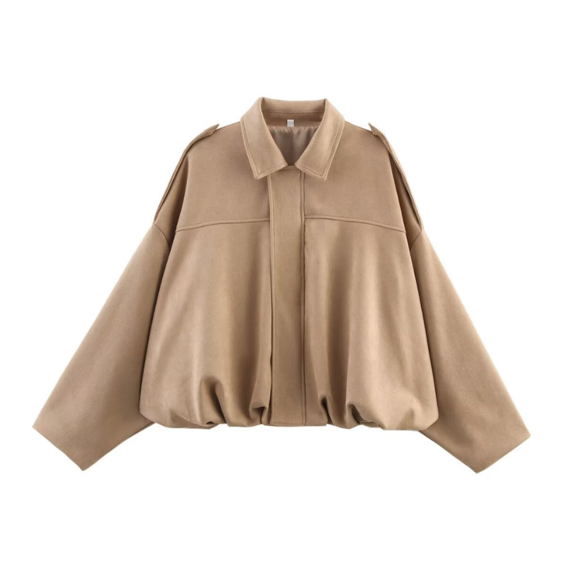 Aviara | Cropped Structured Aviator Jacket